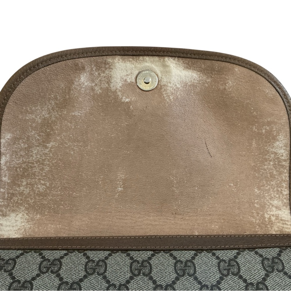 Vintage Gucci Supreme Brown GG Monogram Clutch - Picture 12 of 14